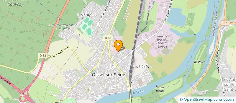 localisation de l'entreprise MONSIEUR OLIVIER AMABLE  OISSEL