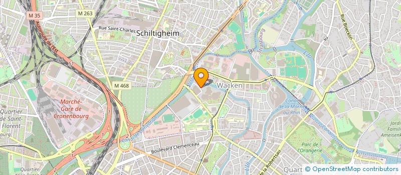 localisation de l'entreprise MONSIEUR OLIVIER AMBLARD à STRASBOURG