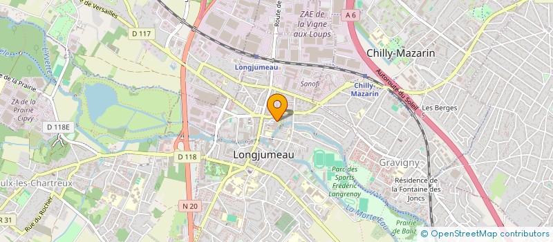 localisation de l'entreprise MONSIEUR OLIVIER AMY  LONGJUMEAU