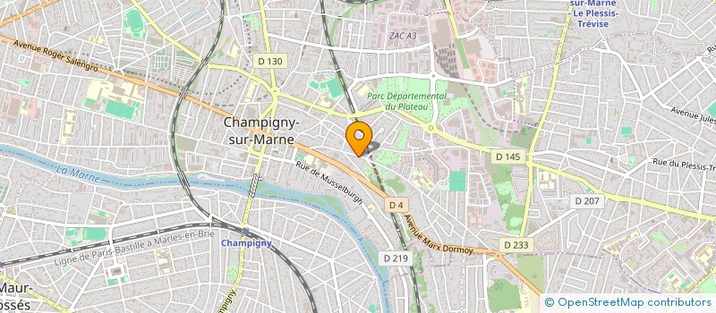 localisation de l'entreprise MONSIEUR OLIVIER ANATRELLA à CHAMPIGNY-SUR-MARNE