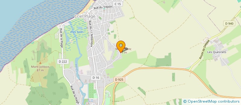 localisation de l'entreprise MONSIEUR OLIVIER ANCEL  CRIEL-SUR-MER