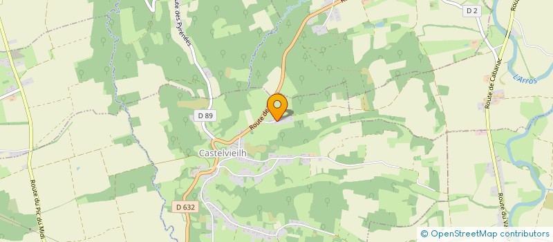 localisation de l'entreprise MONSIEUR OLIVIER ANDRE  CASTELVIEILH