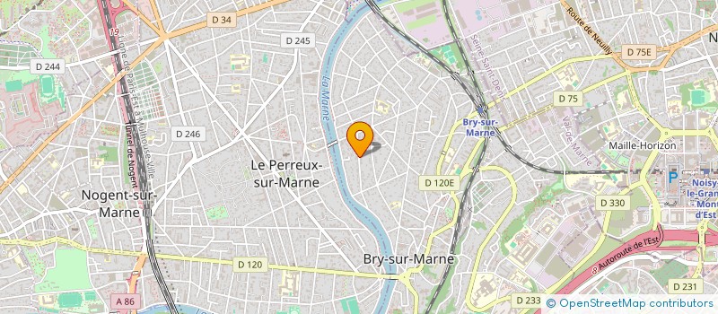 localisation de l'entreprise MONSIEUR OLIVIER ANDRE  BRY-SUR-MARNE