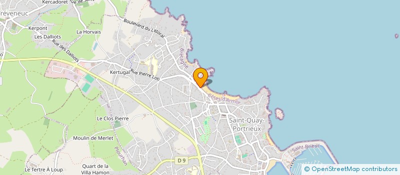 localisation de l'entreprise MONSIEUR OLIVIER ANDRE COCAGNE à SAINT-QUAY-PORTRIEUX