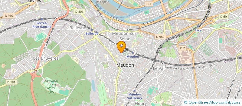 localisation de l'entreprise MONSIEUR OLIVIER ANDRE ROGER LESCALE à MEUDON