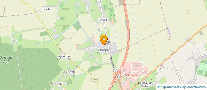 localisation de l'entreprise MONSIEUR OLIVIER ANQUETIL  AUBIGNY