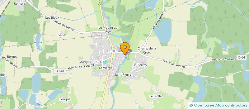 localisation de l'entreprise MONSIEUR OLIVIER ANSELME  LENT