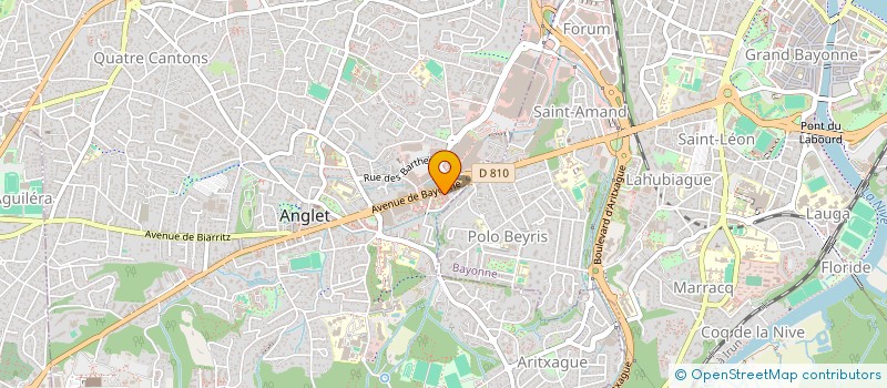 localisation de l'entreprise MONSIEUR OLIVIER ANSQUER  ANGLET