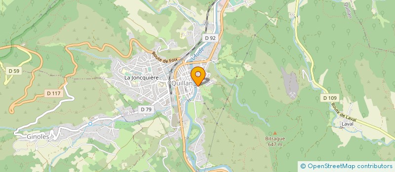 localisation de l'entreprise MONSIEUR OLIVIER ANTONIW  QUILLAN