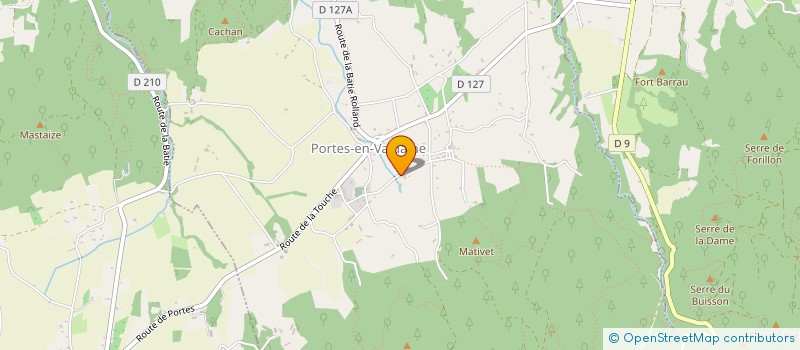 localisation de l'entreprise MONSIEUR OLIVIER ARCH  PORTES-EN-VALDAINE