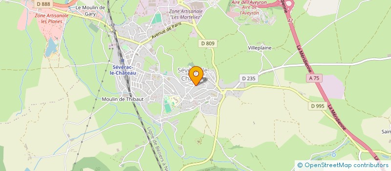 localisation de l'entreprise MONSIEUR OLIVIER ARMAND  SEVERAC D'AVEYRON