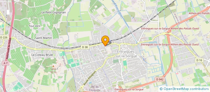 localisation de l'entreprise MONSIEUR OLIVIER ARNOLDI  SARRIANS