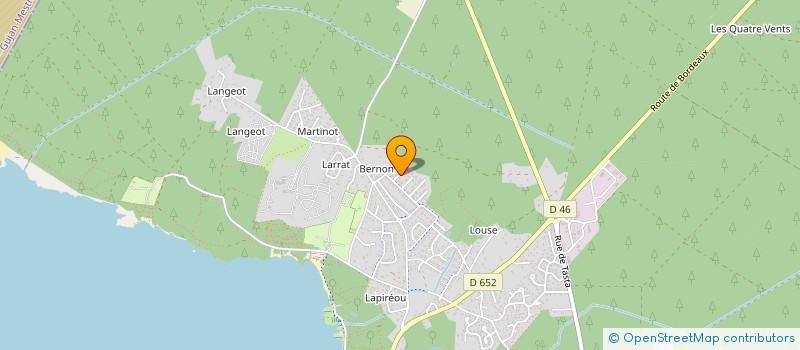 localisation de l'entreprise MONSIEUR OLIVIER ARQUILLIERE  SANGUINET