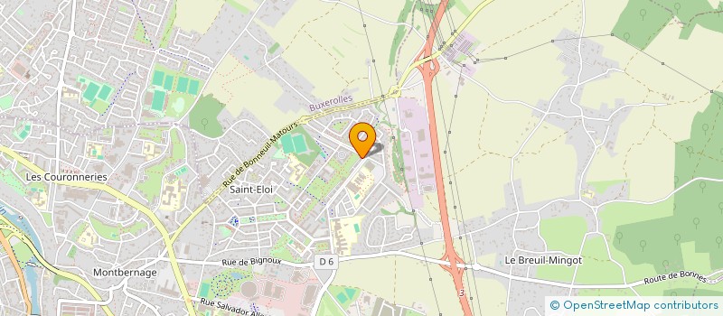 localisation de l'entreprise MONSIEUR OLIVIER ARTIGALAS  POITIERS