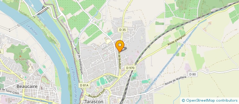 localisation de l'entreprise MONSIEUR OLIVIER ASSIE  TARASCON