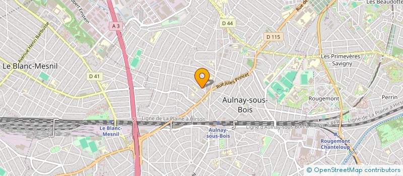 localisation de l'entreprise MONSIEUR OLIVIER ATESYAN à AULNAY-SOUS-BOIS