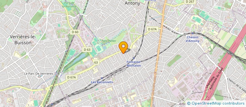 localisation de l'entreprise MONSIEUR OLIVIER AUBERT à ANTONY