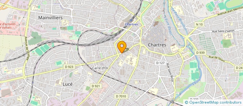 localisation de l'entreprise MONSIEUR OLIVIER AUBIN à CHARTRES