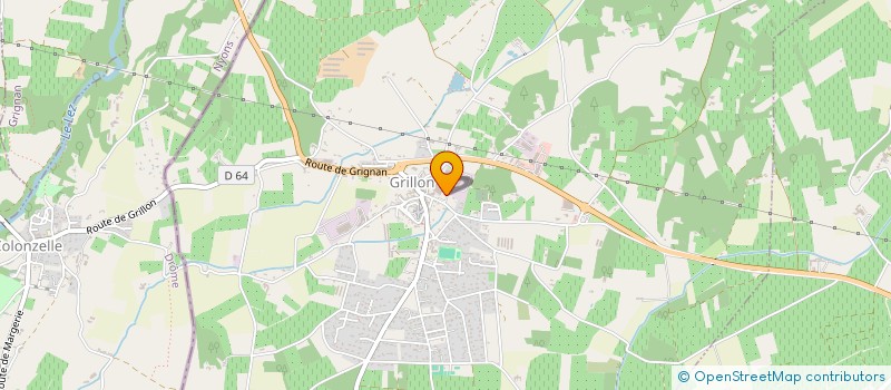 localisation de l'entreprise MONSIEUR OLIVIER AUBRESPIN  GRILLON