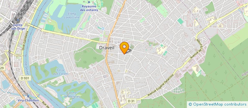 localisation de l'entreprise MONSIEUR OLIVIER AUCLAIR à DRAVEIL