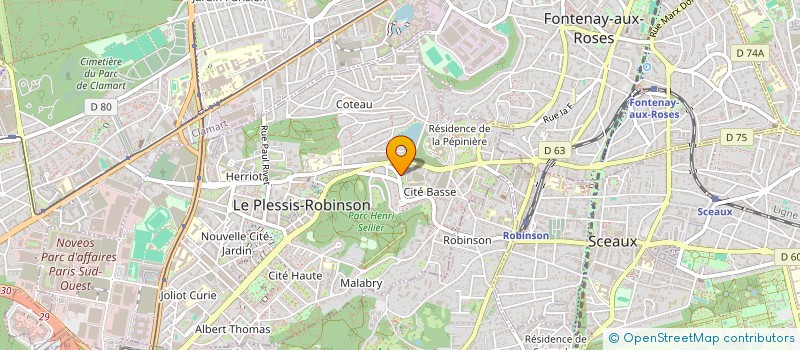 localisation de l'entreprise MONSIEUR OLIVIER AUDISIO  LE PLESSIS-ROBINSON