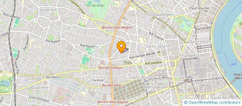 localisation de l'entreprise MONSIEUR OLIVIER AUDOUIN à BORDEAUX