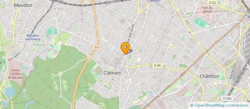 localisation de l'entreprise MONSIEUR OLIVIER AUFAUVRE à CLAMART