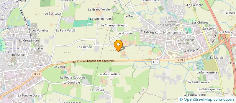 localisation de l'entreprise MONSIEUR OLIVIER AUFFRAY  PACE