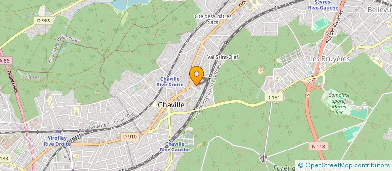 localisation de l'entreprise MONSIEUR OLIVIER AUGUSTIN à CHAVILLE