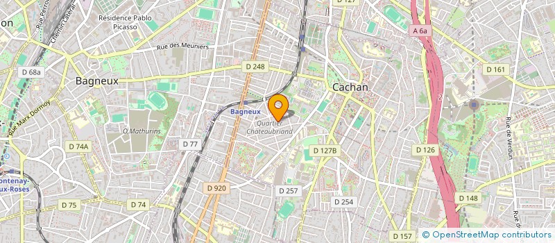 localisation de l'entreprise MONSIEUR OLIVIER AULIARD à CACHAN