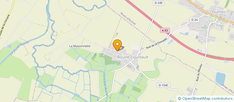 localisation de l'entreprise MONSIEUR OLIVIER AUMAND  BOUILLE-COURDAULT