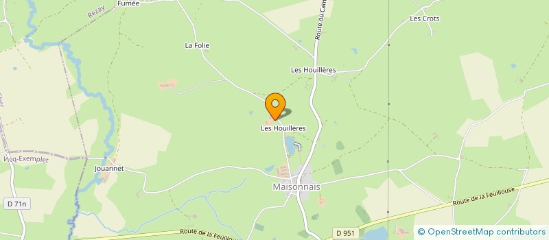 localisation de l'entreprise MONSIEUR OLIVIER AUPETIT  MAISONNAIS