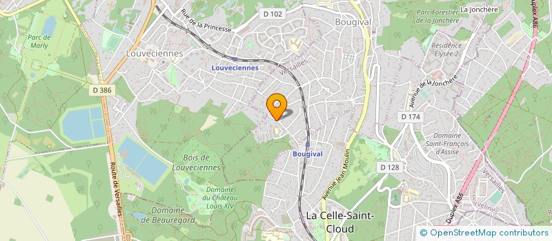 localisation de l'entreprise MONSIEUR OLIVIER AUVRAY  BOUGIVAL