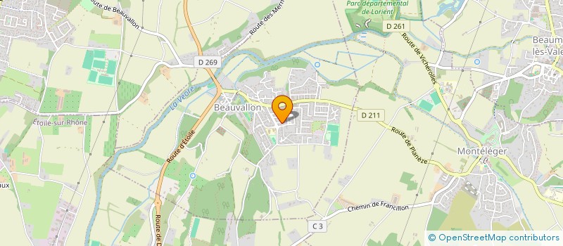 localisation de l'entreprise MONSIEUR OLIVIER AVENAS  BEAUVALLON