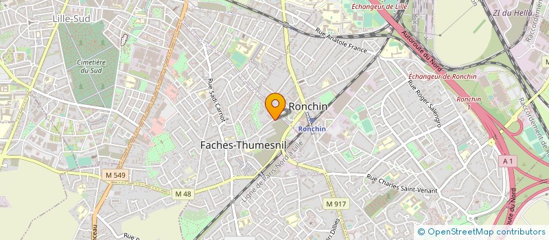 localisation de l'entreprise MONSIEUR OLIVIER AVEZ à FACHES-THUMESNIL