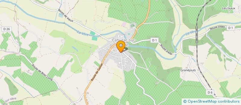 localisation de l'entreprise MONSIEUR OLIVIER AYMAR  CAHUZAC-SUR-VERE