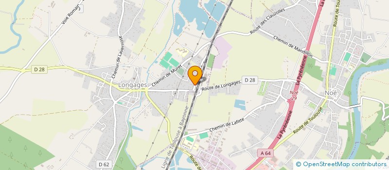 localisation de l'entreprise MONSIEUR OLIVIER AYRAL  LONGAGES