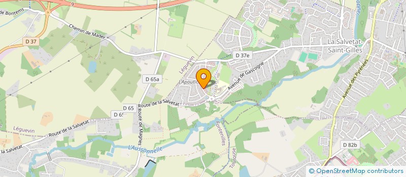 localisation de l'entreprise MONSIEUR OLIVIER AYRAL  LA SALVETAT-SAINT-GILLES