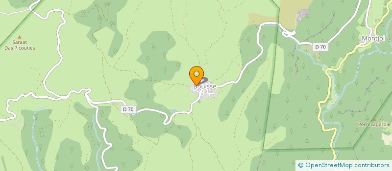 localisation de l'entreprise MONSIEUR OLIVIER AZAIS  BOUISSE