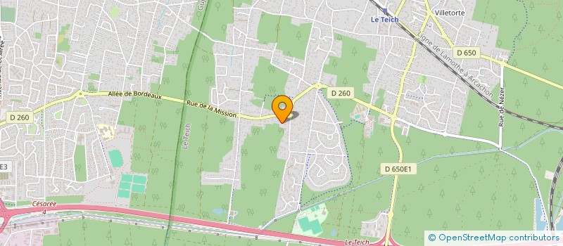 localisation de l'entreprise MONSIEUR OLIVIER BABIN à LE TEICH