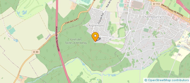 localisation de l'entreprise MONSIEUR OLIVIER BACCALA  AIGREMONT