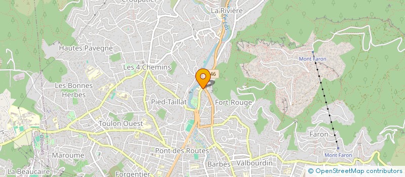 localisation de l'entreprise MONSIEUR OLIVIER BACHELET  TOULON