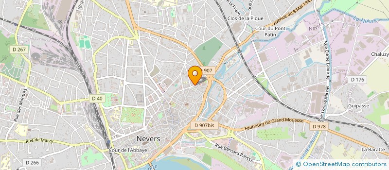 localisation de l'entreprise MONSIEUR OLIVIER BAERT à NEVERS