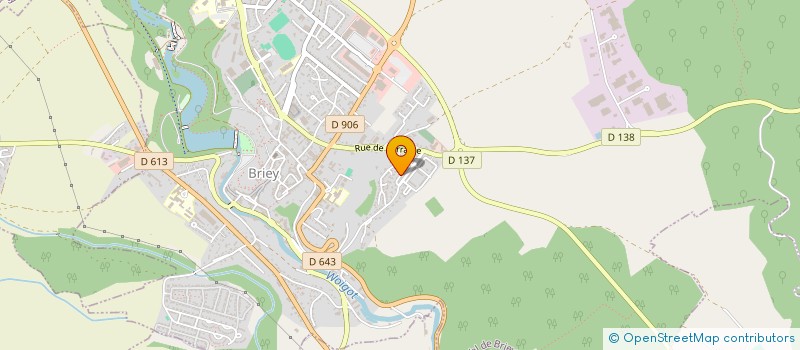 localisation de l'entreprise MONSIEUR OLIVIER BAETENS  VAL DE BRIEY