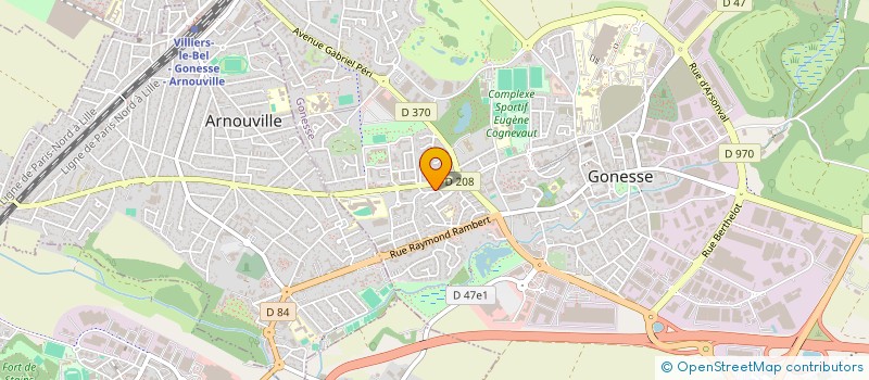 localisation de l'entreprise MONSIEUR OLIVIER BAHAN à GONESSE