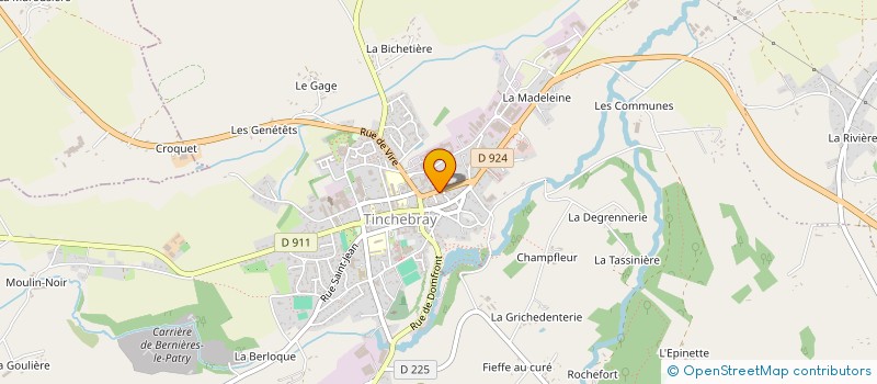 localisation de l'entreprise MONSIEUR OLIVIER BAILLEUL à TINCHEBRAY-BOCAGE