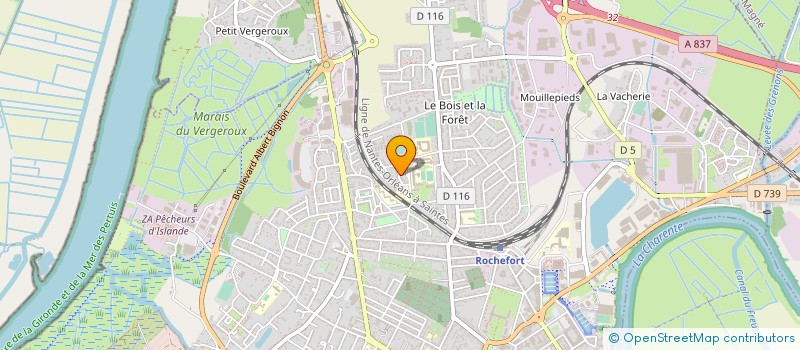 localisation de l'entreprise MONSIEUR OLIVIER BAISSE  ROCHEFORT