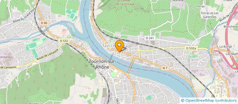 localisation de l'entreprise MONSIEUR OLIVIER BALESTRA  TAIN-L'HERMITAGE