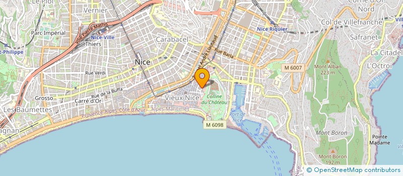 localisation de l'entreprise MONSIEUR OLIVIER BALEZ à NICE