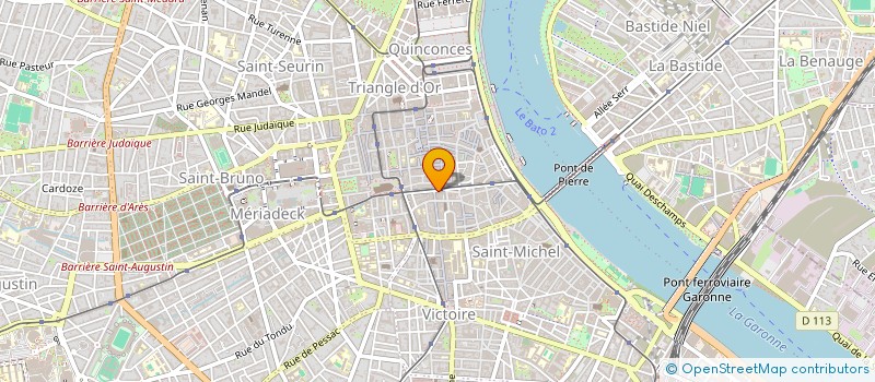 localisation de l'entreprise MONSIEUR OLIVIER BALLADE  BORDEAUX